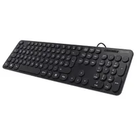 Hama 182674 KC-500 vékony magyar usb fekete 105 gombos 180 cm