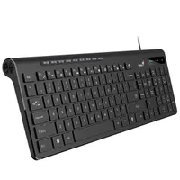 Genius 31310048404 SlimStar 230 II normál USB fekete magyar kiosztás ergonómikus numerikus billentyűzet 1,5 m