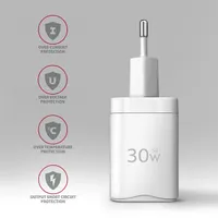 AXAGON ACU-PD30W PD3.0 és QC4 USB-C 30W Fehér #5