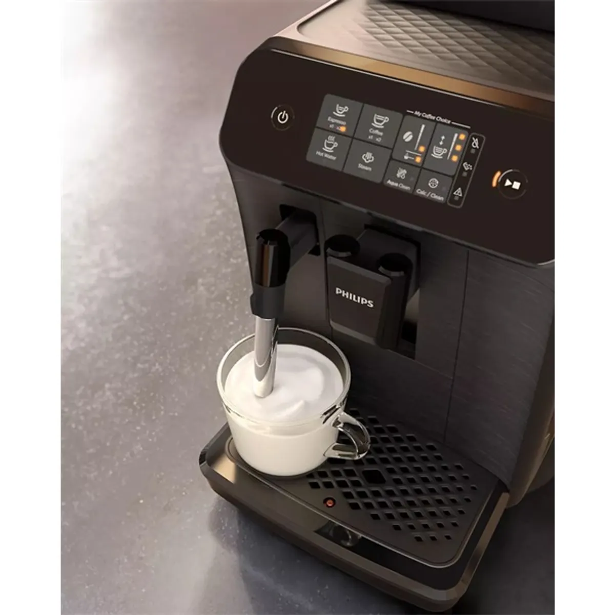 Philips EP0820-00 Series 800 kerámia őrlő 12 fokozat beépített daráló két csésze tejhabosító 1,8 L 15 bar automata kávéfőző #5