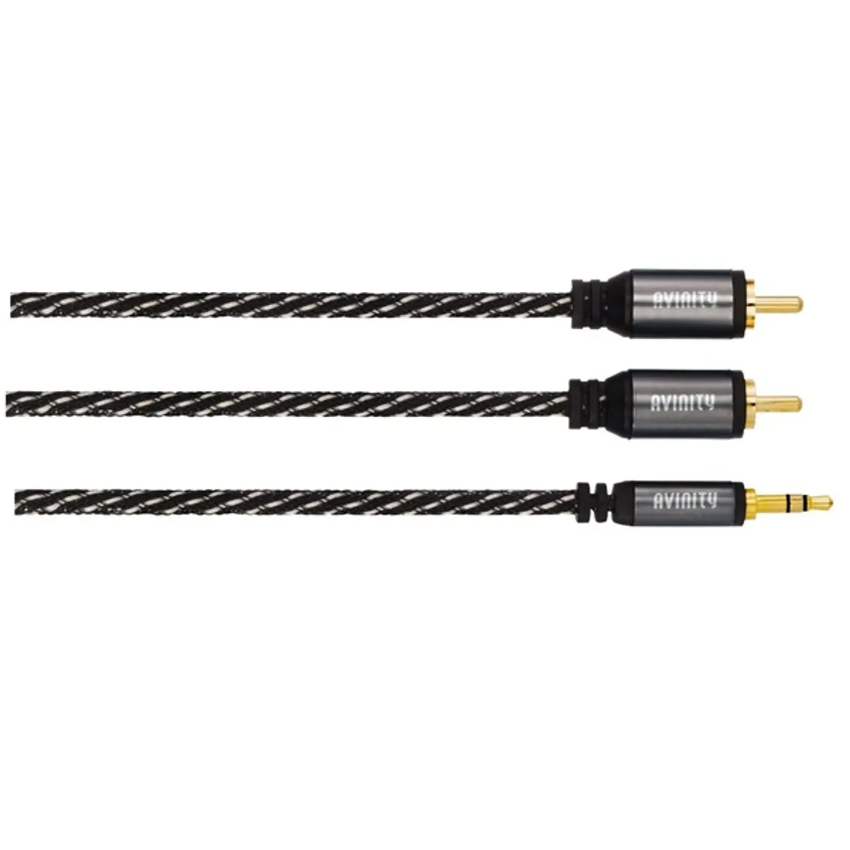 Avinity 00127077 3,5mm jack-2RCA audio kábel 1,5m Fekete #1
