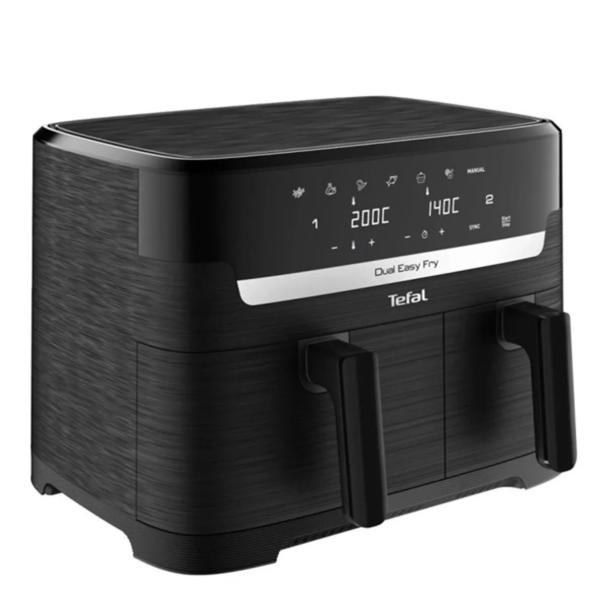 Tefal 1510002578 Dual Easy Fry fekete 8,3 L forrólevegős sütő #1