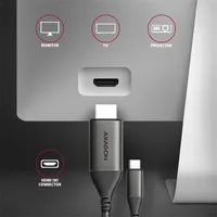AXAGON RVC-HI2MC USB-C HDMI 2.0 kábel 180 cm fekete #4