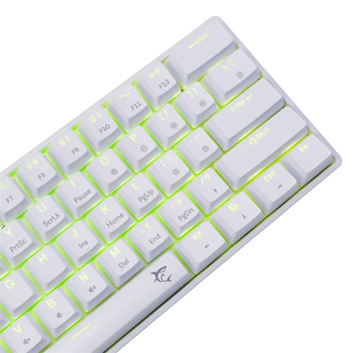 White Shark WS GK-004223W/BL-HU Shinobi-2 kompakt 61 62 magyar kiosztás mechanikus kék RGB USB-C 1,8 m #2