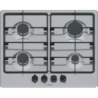 Bosch PGP6B5K60 gázfőzőlap inox 4 égő 58,2 cm szélesség