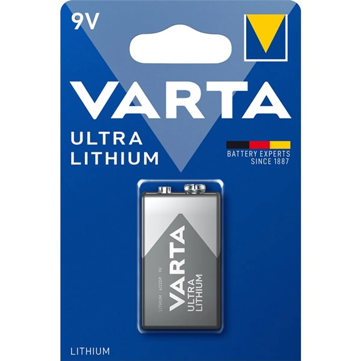 VARTA 6122301401 Professional 9V lítium elem 1db bliszter #2