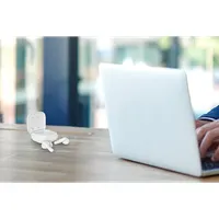 LAMAX LXIHMCPS1PSWA Clips1 Plus Aktív zajszűrés pass-through Bluetooth 5.3 20-20000 Hz USB-C 8 óra töltőtokkal 42 óra fehér #10