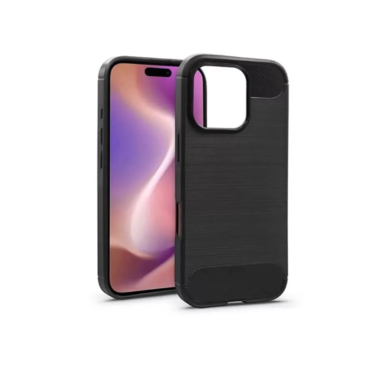 Haffner HF782464 szilikon hátlap Apple iPhone 16 Pro Max fekete #1
