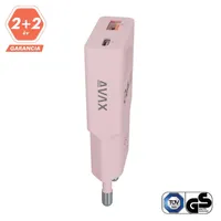 AVAX CH641P NANO SLIM 30W USB-C PD3.0 USB-A QC3.0 rózsaszín #6