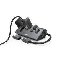 HAMA 00200140 USB hub USB Type A SD és Micro SD foglalat 5000 Mbps 3 USB portok táp nélküli #2