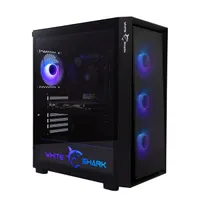 White Shark WS GCC-2401B Warhead E-ATX 215x485x400 mm, 4 db ventilátor, 2x3,5" belső hely, 2x2,5" belső hely, USB 3.0, fekete