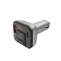 HAMA 00014169 FM transzmitter fekete ezüst Bluetooth USB QC 3.0 PD microSD