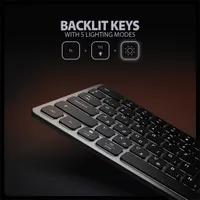AXAGON HMC-KB-HU billentyűzet hub 9in1 USB-C;HDMI;SD/microSD;3x USB-A;PD 100W;60 cm;magyar elrendezés;alumínium #9