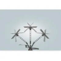 Meliconi 580472 FlatStyle FDR200 26\"-40\" VESA 50x50;50x75;75x75;75x100;100x100;100x200;200x200 forgatható 90° dönthető 25° #2