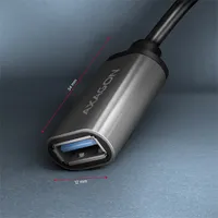 AXAGON RUCM-AFAC USB-C USB-A adapter 20 cm szürke #4