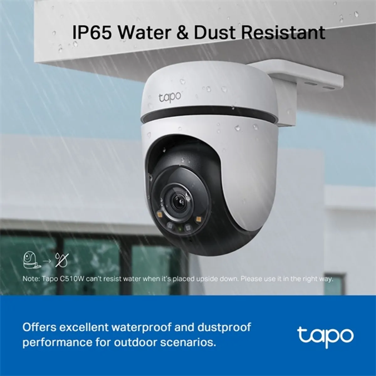 TP-LINK TAPO C510W Tapo C510W 3MP IP65 WiFi PTZ Mikrofon SD-kártyaolvasó Fehér #9