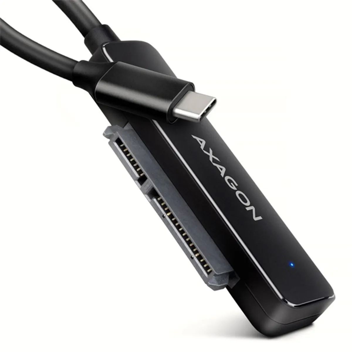 AXAGON ADSA-FP2C vékony USB-C SATA adapter 2,5" SSD HDD fekete 20 cm #1