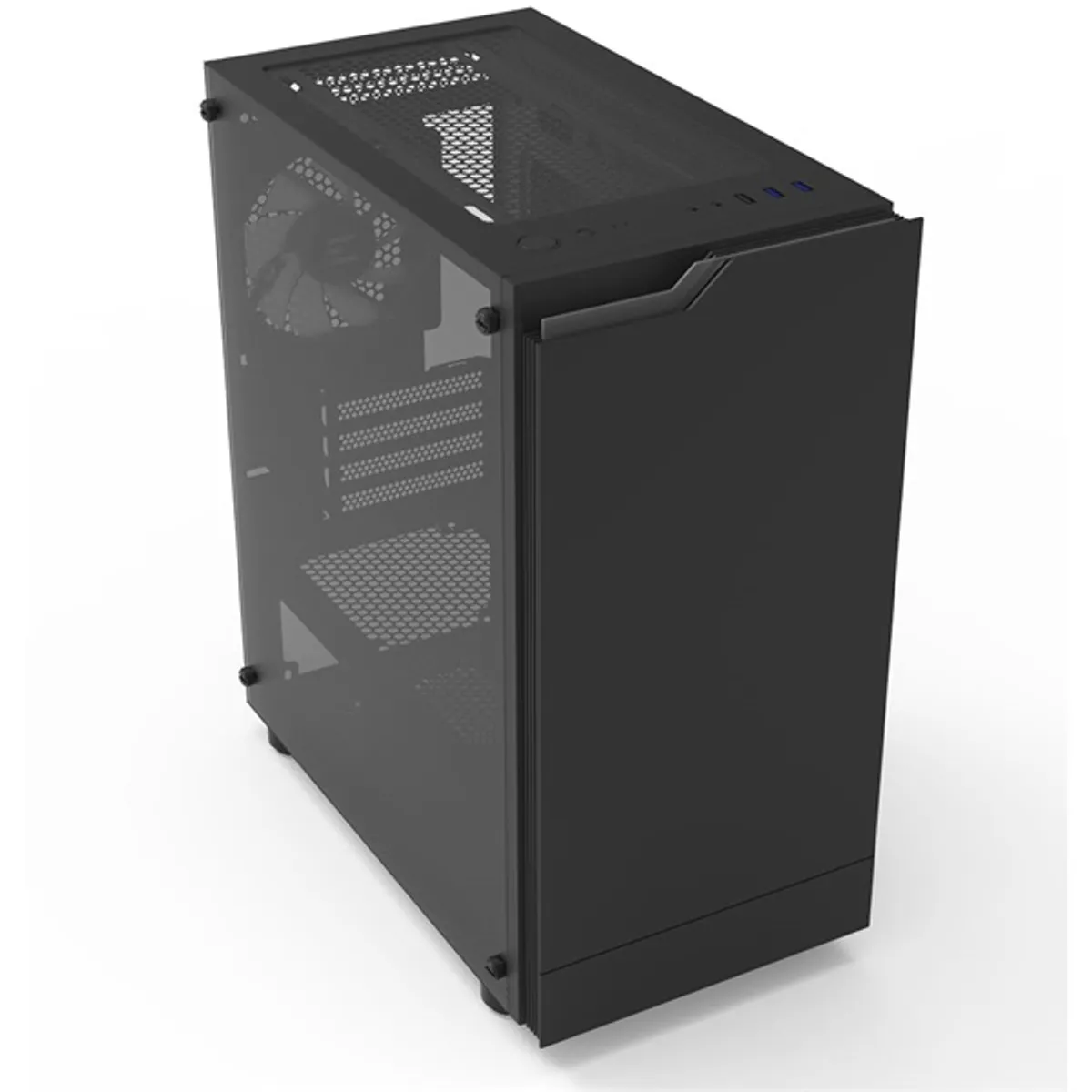 ZALMAN T4 PLUS BLACK Spectrum RGB mATX edzett üveg ARGB 320 mm VGA 157 mm CPU hűtő #9