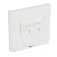 Legrand 632797 Linkeo süllyesztett szerelvény 2xRJ45 keystone port #2