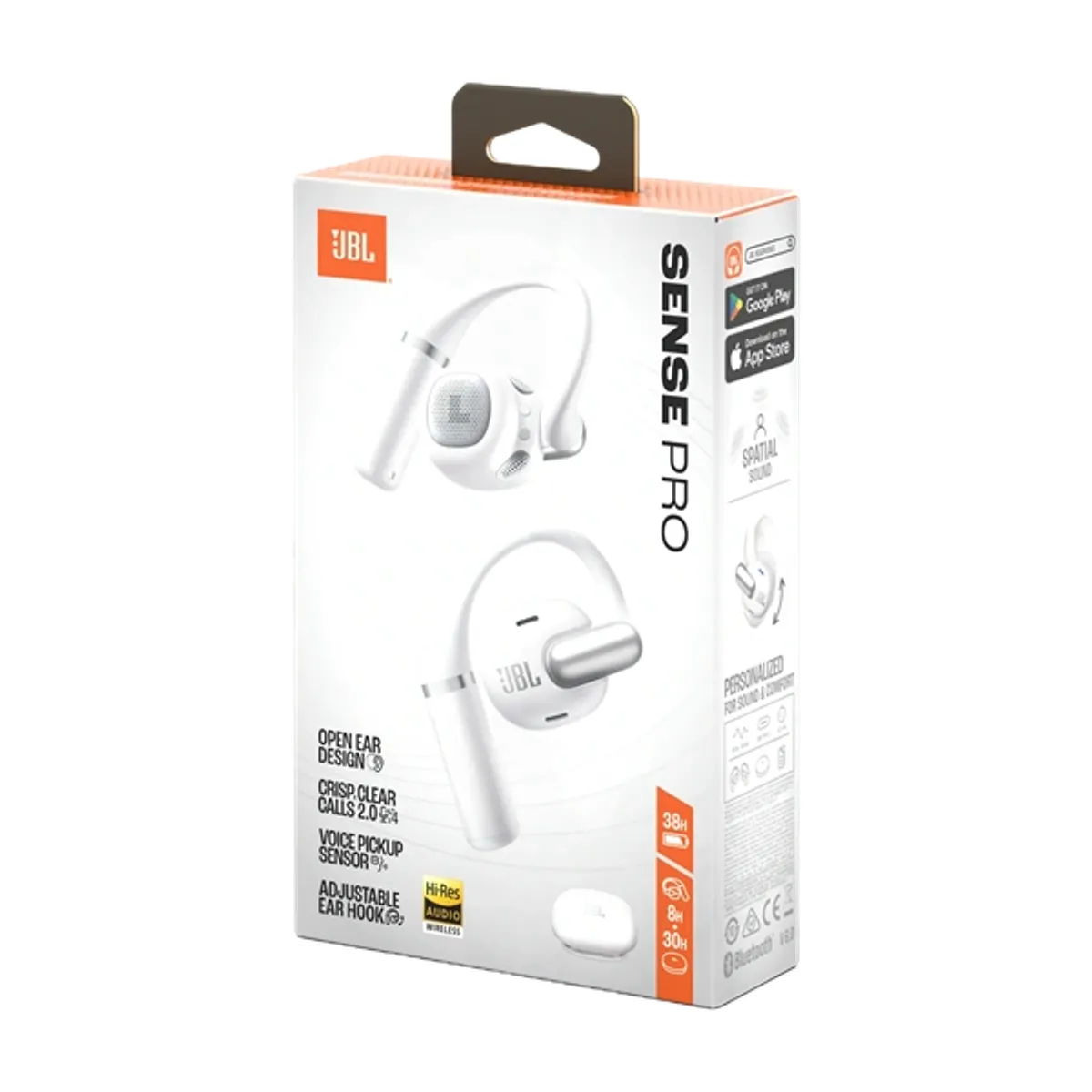 JBL JBLSENSEPROWHT Sense Pro nyitott fülhallgató Bluetooth IP54 38 óra multipoint fehér #9