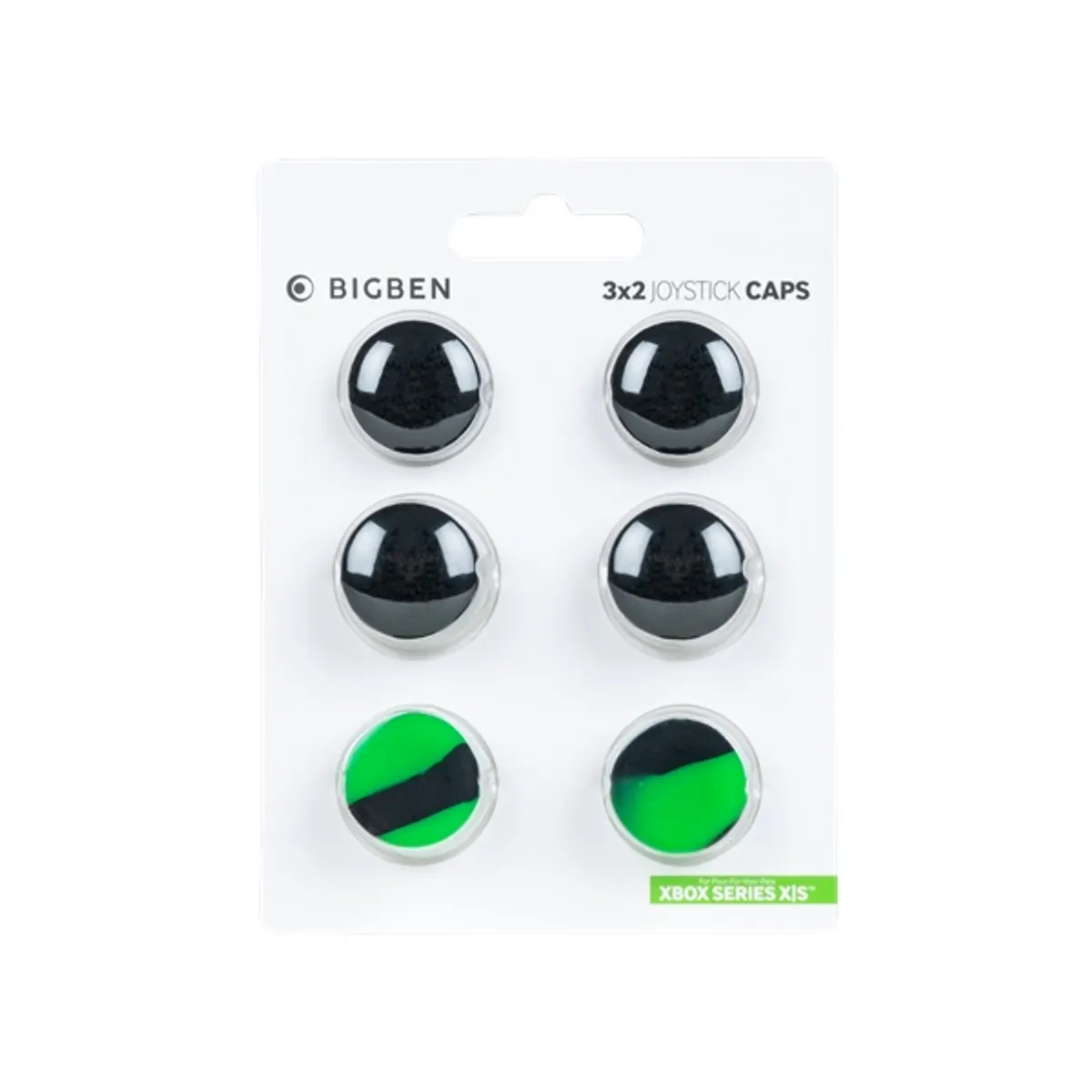 BigBen 2807374 kontroller analóg karvédő sapka 6 db fekete zöld #1