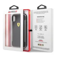 Ferrari FESPCHCI61CBBK SF Racing Shield tok iPhone XR karbon fekete 6,1" #3