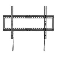 Stell 35057819 SHO 5210 slim fali konzol 75 kg fekete acél 37"-80" VESA 150x100-600x400 billenthető #2