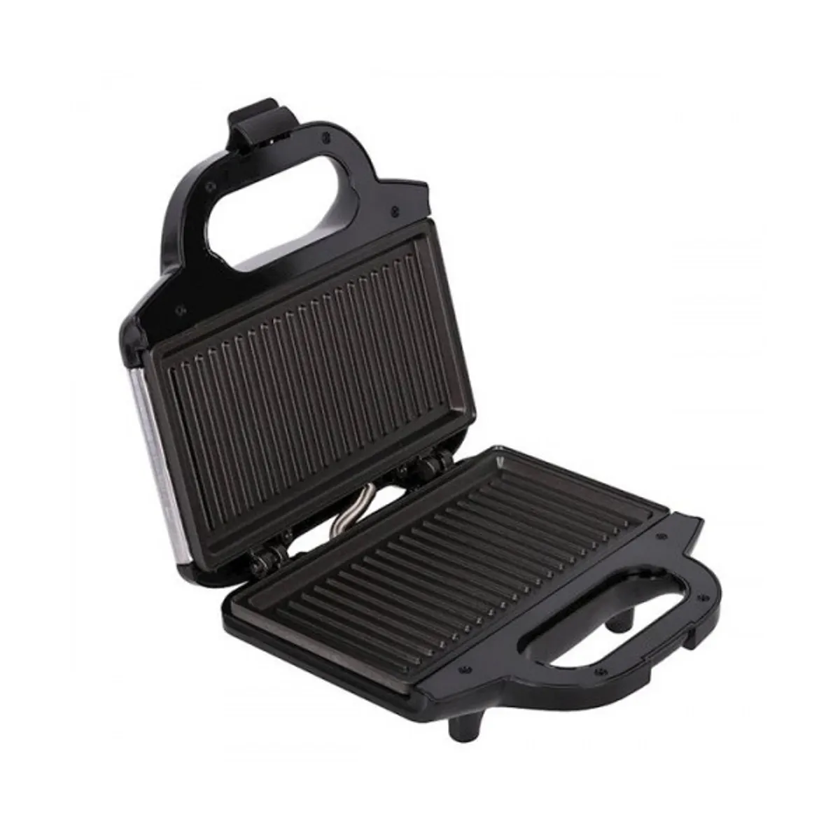 TEFAL 1500637594 2in1 szendvicssütő Ultracompact rozsdamentes acél fekete 700 W 4 db teflon bevonat jelzőfény csúszásmentes lábak #2