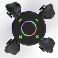 Hyperkin M07719 Power Beacon 4x Switch 2 Joy-Con töltés, RGB világítás, USB-C, fekete #8