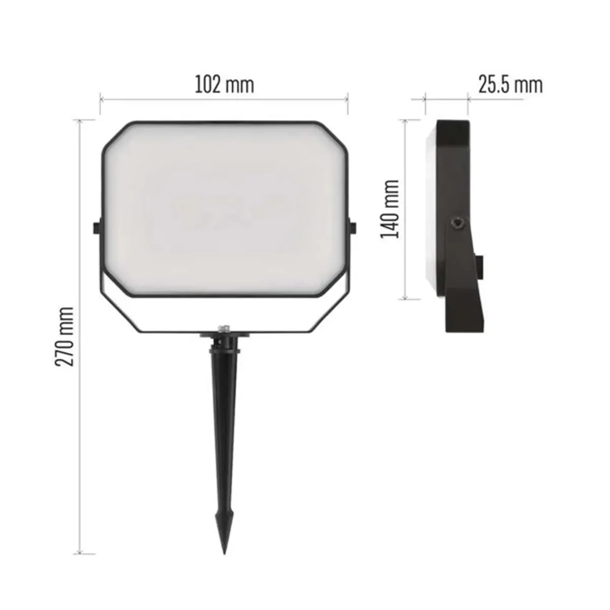 Emos ZIW184R GoSmart LED reflektor RGB, 14 W, szabályozható, WiFi, IP65, 3000-6500 K #8