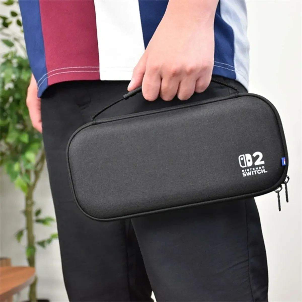 HORI NSX-018E Slim Tough Pouch 10 játékkazetta rekesz hordozó fogantyú kompatibilis Nintendo Switch 2 #4