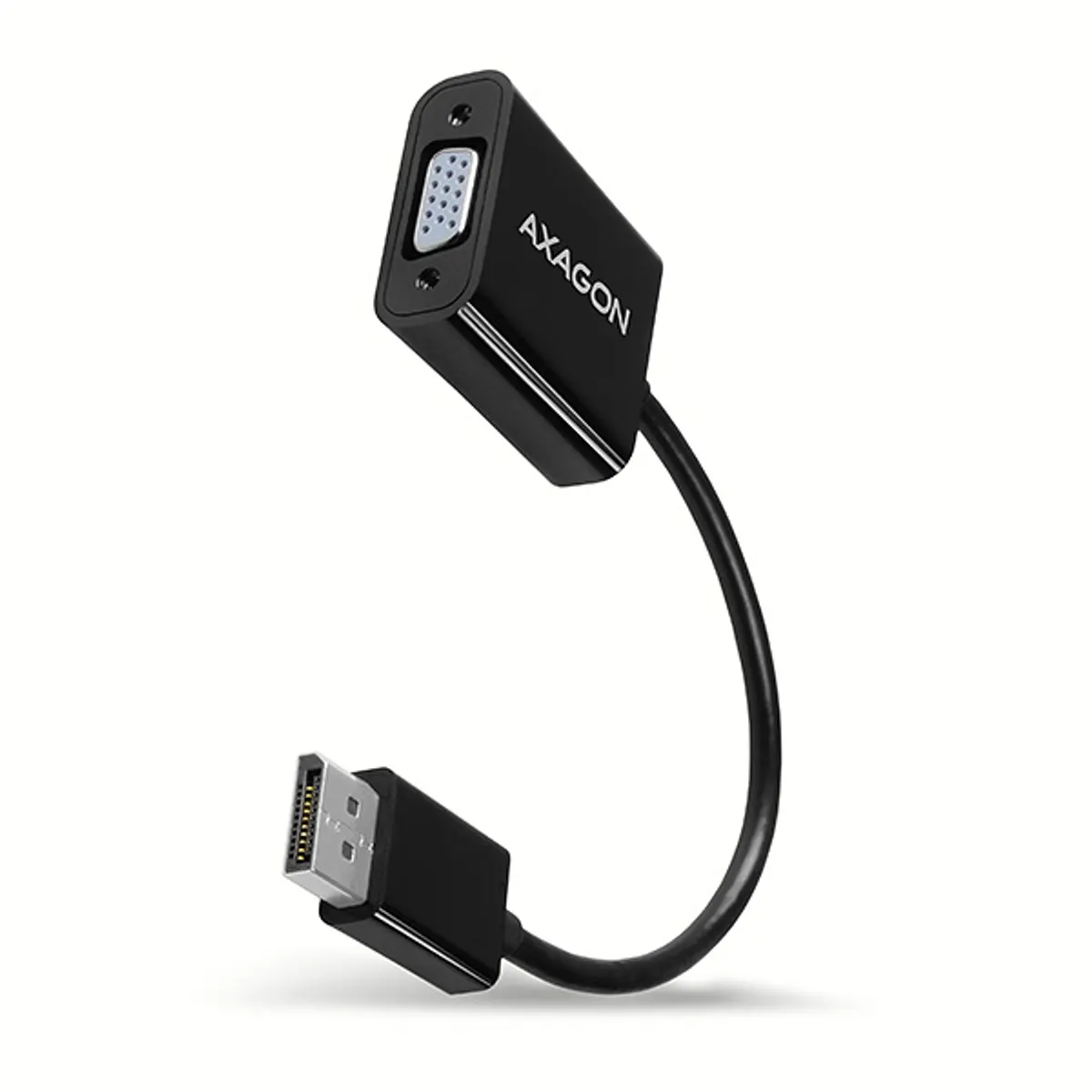 AXAGON RVD-VGN DisplayPort-VGA adapter 15 cm fekete #1