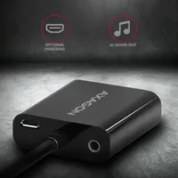 Axagon rvh-vgan hdmi - vga adapter fekete 15 cm dobozos #3
