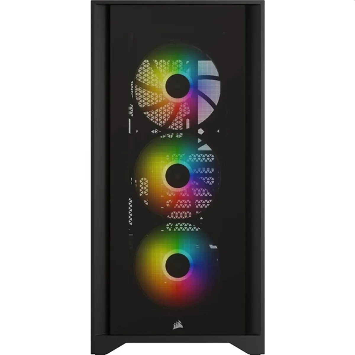 Corsair CC-9011204-WW iCUE 4000X RGB edzett üveg Mid Tower fekete 3x 120 mm RGB ventilátor USB-C #4