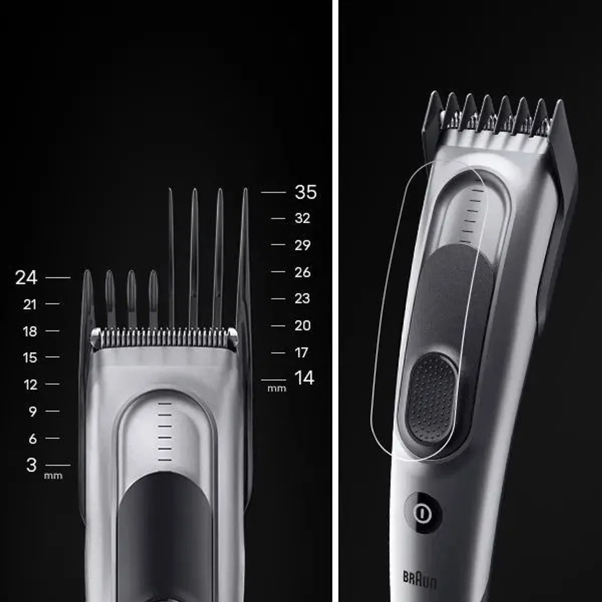 Braun 10AS490175 Series 5 hajvágó 3-35 mm 50 perc vezeték nélküli 17 hosszbeállítás #5