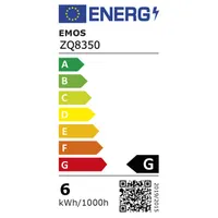 Emos ZQ8350 Classic 5,5W GU10 465 lm 3000K meleg fehér LED spot izzó