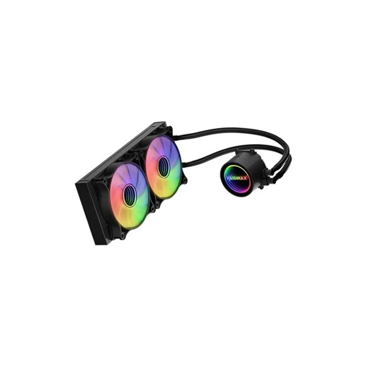 RAIDMAX LS240BK ARGB Infinita LS240 ARGB 2x120mm PWM ventilátor 240mm radiátor 275x120x27 mm #2