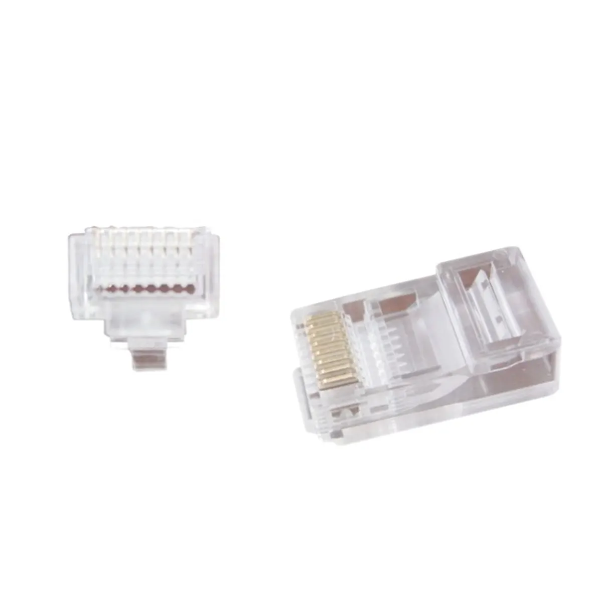 Gembird LC-PTU-01-100 RJ45 CAT5e UTP dugó 8P8C 100 db Átlátszó #1