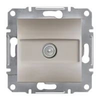 Schneider EPH3200169 Asfora TV aljzat végzáró bronz IP20