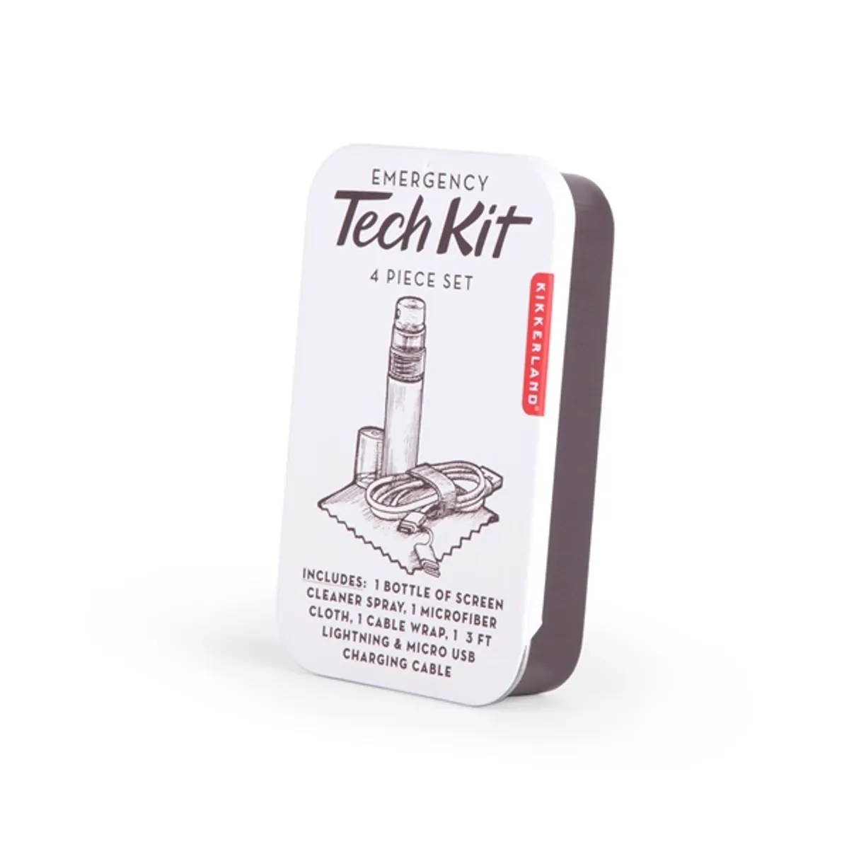 Kikkerland CD135 Tech szett fehér 90 cm USB A, Lightning, micro USB 2.0 #2