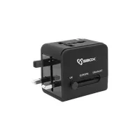 SBOX TA-23 65W HP laptop töltő adapter fekete USB USB #4