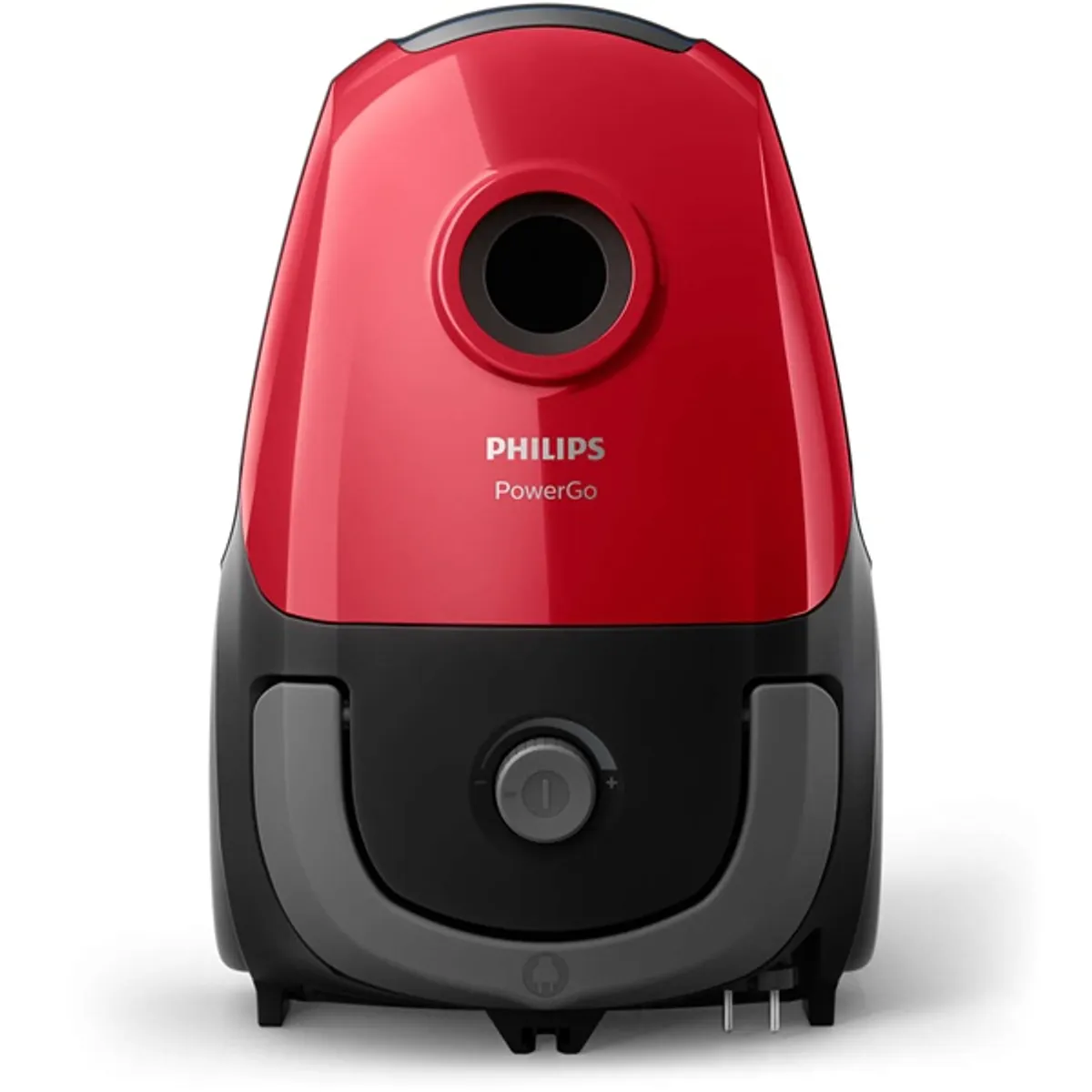 Philips FC8243/09 PowerGo porszívó piros-fekete, porzsákos, Energiaosztály A, 3 l, 900 W, allergénszűrő, 9 m mozgástér #1