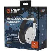 Canyon CND-SGHS13W Ego GH-13 7.1 headset 2.4 GHz Bluetooth 5.2 USB-C 18 óra fehér #8