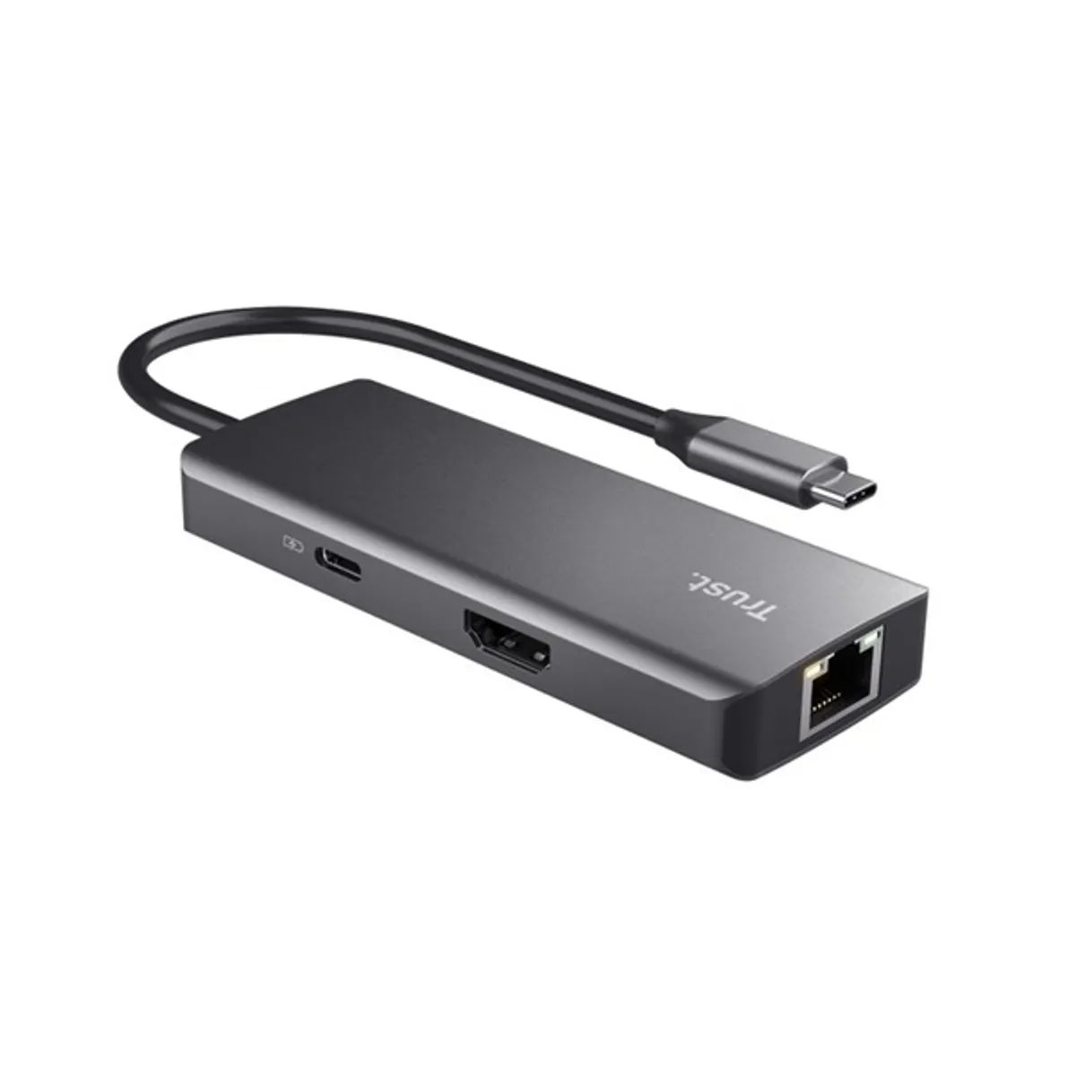 Trust 24968 Dalyx 6-in-1 USB-C Multi-Port Adapter HDMI LAN 4 USB portok #7