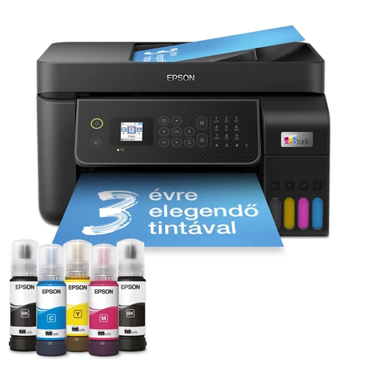 Epson C11CJ65412 EcoTank L5310 Színes tintasugaras multifunkciós Nyomtatás Másolás Szkennelés Fax Apple AirPrint Wi-Fi #2