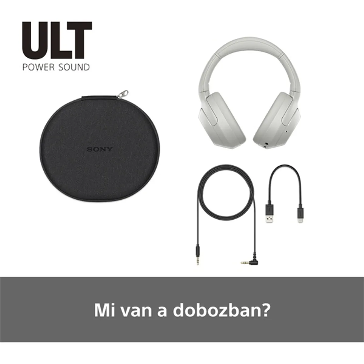 Sony WHULT900NW.CE7 WHULT900 Bluetooth fejhallgató zajszűrés 10 m 30 óra 40 mm #9