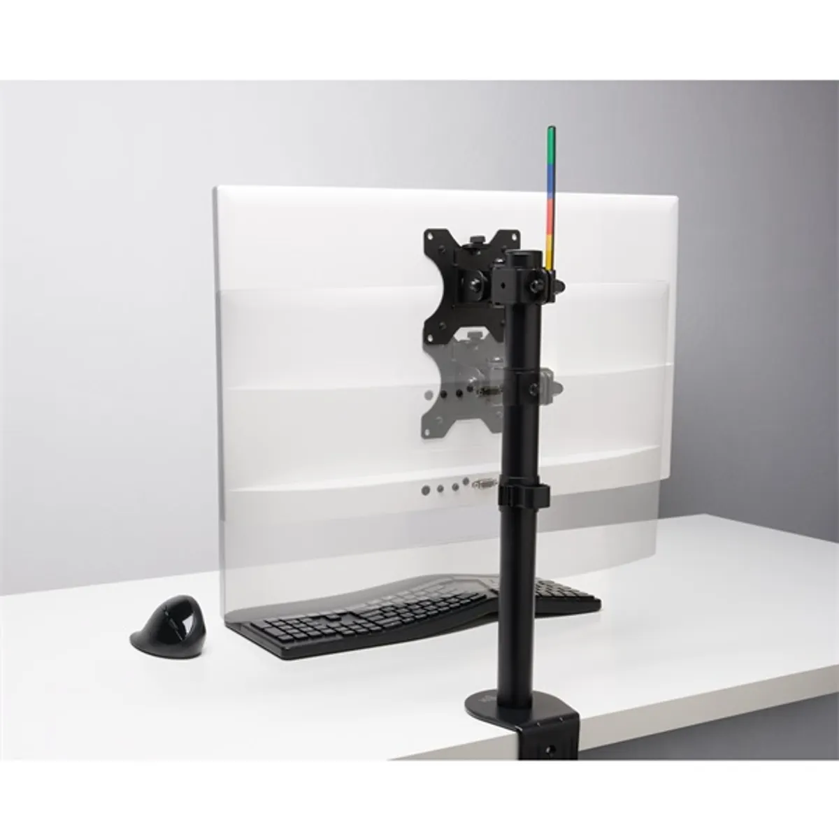Kensington K55411WW SmartFit Ergo monitorkar teherbírás 8 kg, 34" monitorhoz, 1 monitor, fém fekete forgatható 90 fok elforgatható 180 fok dőlésszög 45 fok #7