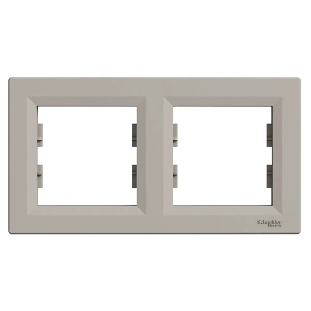 Schneider EPH5800269 ASFORA vízszintes bronz kettes keret ABS IP20 83x9x154 mm #1
