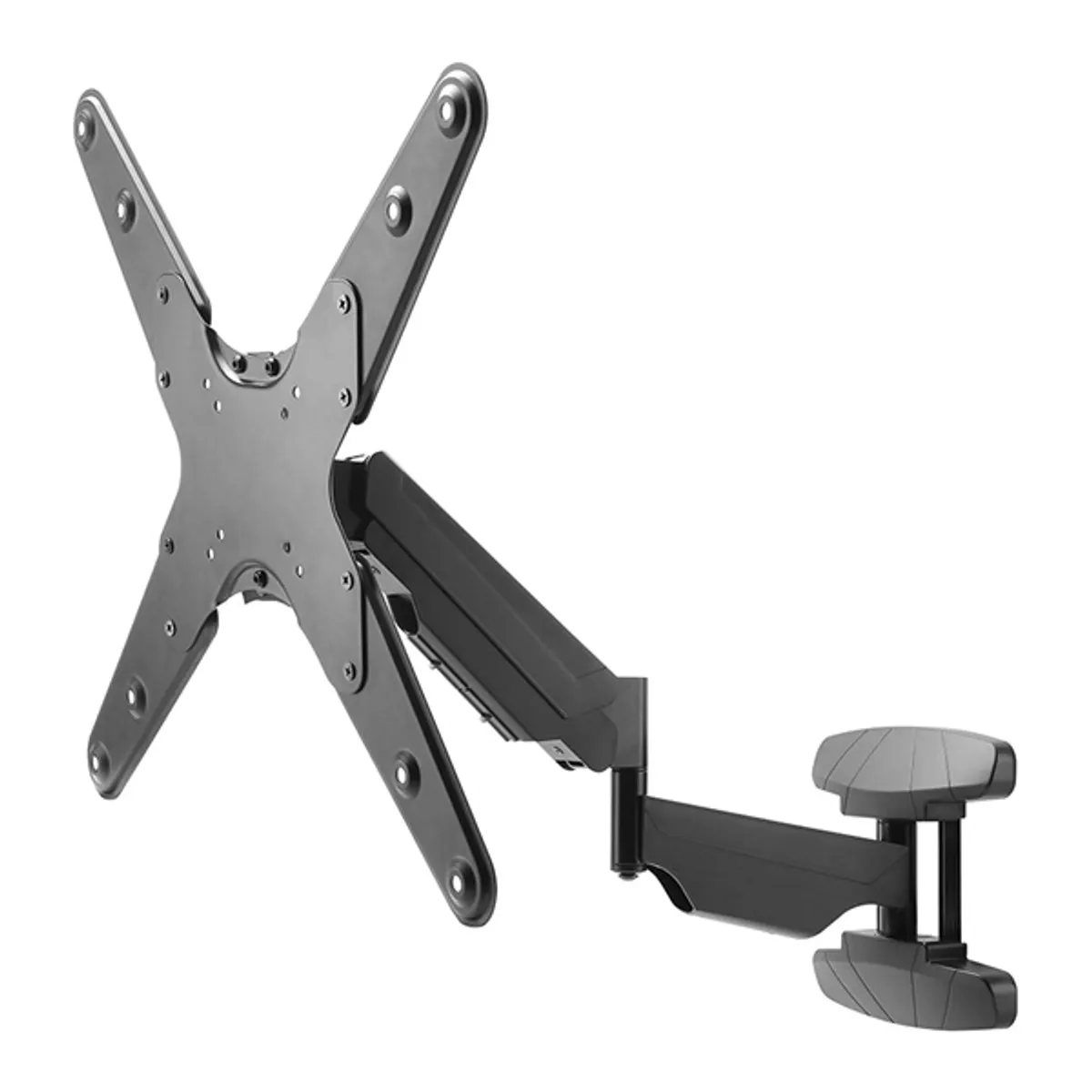 Stell 35050129 fali konzol Sho 3620 23-70" gázrugós dönthető 10 fok forgatható 90 fok VESA 75x75-400x400 acél fekete 30 kg #5