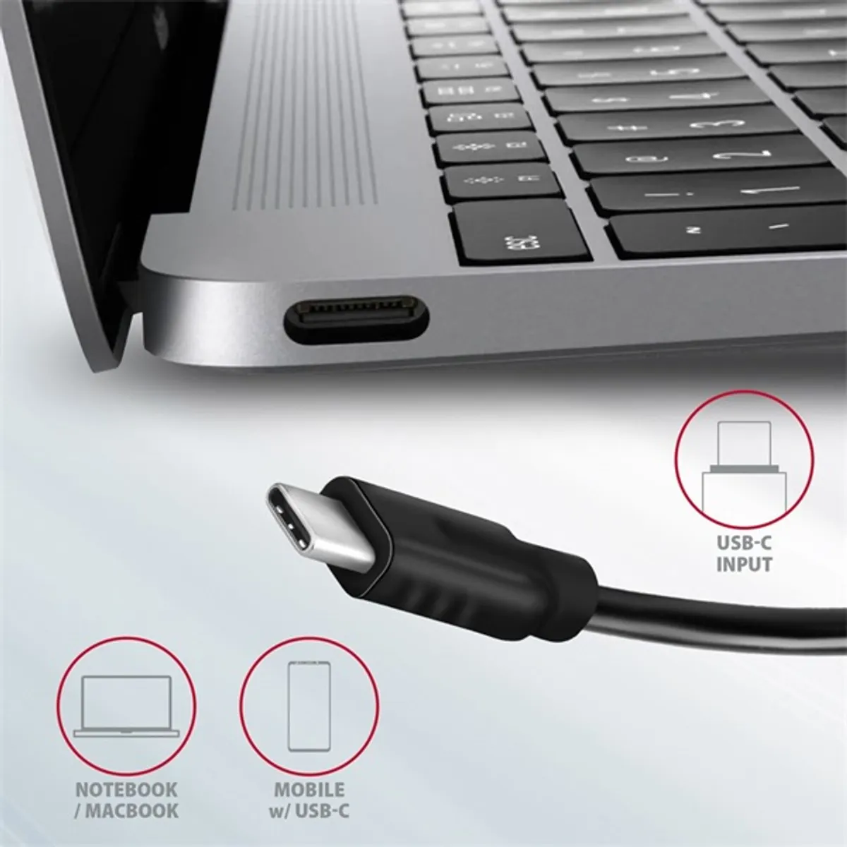 Axagon HMC-5G21 SPEEDSTER 5in1 hub USB C és USB A 4 csatlakozók HDMI 1 10 Gbps #3